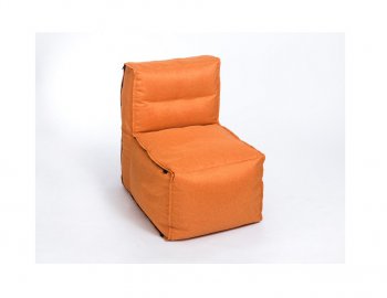 Модульное кресло Комфорт Колор прямое оранжевое в Белоярском - beloyarskiy.mebel-74.com | фото