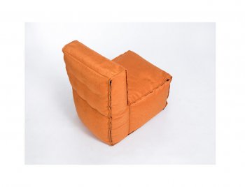 Модульное кресло Комфорт Колор прямое оранжевое в Белоярском - beloyarskiy.mebel-74.com | фото