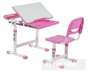 Комплект парта + стул трансформеры Cantare Pink в Белоярском - beloyarskiy.mebel-74.com | фото
