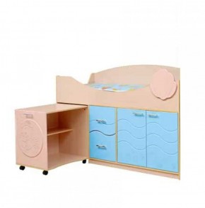 Набор мебели для детской Юниор -12.2 (700*1860) МДФ матовый в Белоярском - beloyarskiy.mebel-74.com | фото