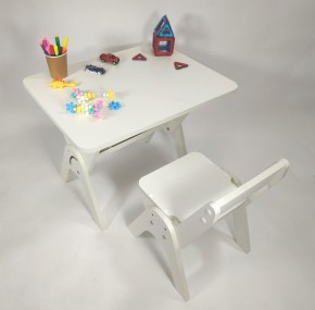 Детский растущий стол-парта и стул Я САМ "Умка" (Белый) в Белоярском - beloyarskiy.mebel-74.com | фото