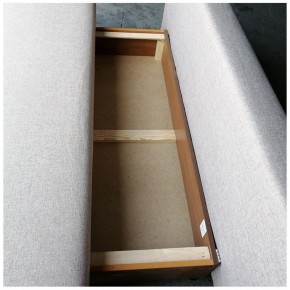 Диван-кровать Комфорт без подлокотников BALTIC AZURE (4 подушки) в Белоярском - beloyarskiy.mebel-74.com | фото