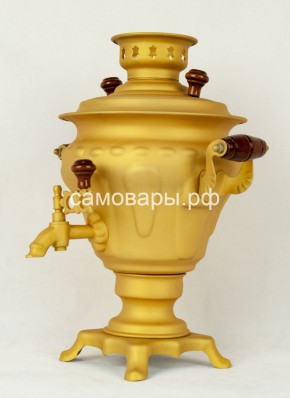 Электрический самовар "Русское золото" матовая груша на 2 литра (Ограниченная серия) в Белоярском - beloyarskiy.mebel-74.com | фото