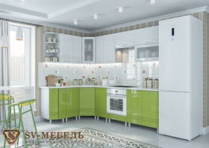 Кухонный гарнитур СВ Волна в Белоярском - beloyarskiy.mebel-74.com | фото