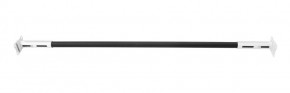 Турник раздвижной 1250-1500 цв. белый-черный FLEXTER PROFI в Белоярском - beloyarskiy.mebel-74.com | фото