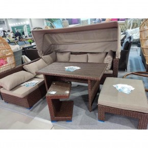 Комплект мебели с диваном AFM-320B-T320 Brown в Белоярском - beloyarskiy.mebel-74.com | фото
