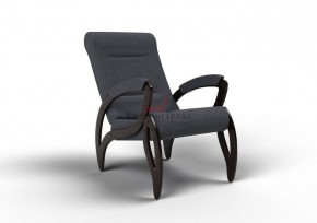 Кресло для отдыха Зельден 20-Т-ГР (ткань/венге) ГРАФИТ в Белоярском - beloyarskiy.mebel-74.com | фото