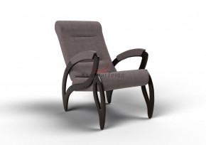 Кресло для отдыха Зельден 20-Т-ГР (ткань/венге) ГРАФИТ в Белоярском - beloyarskiy.mebel-74.com | фото