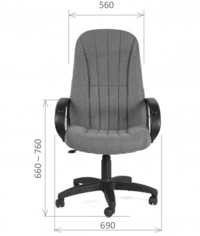 Кресло для руководителя  CHAIRMAN 685 СТ (ткань стандарт 10-356 черная) в Белоярском - beloyarskiy.mebel-74.com | фото