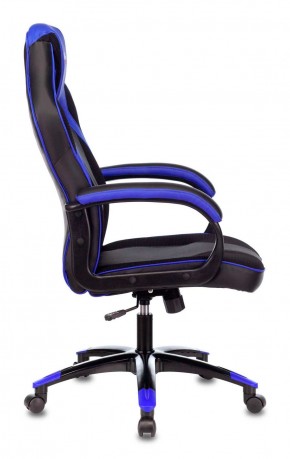 Кресло игровое Бюрократ VIKING 2 AERO BLUE черный/синий в Белоярском - beloyarskiy.mebel-74.com | фото