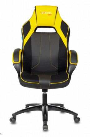 Кресло игровое Бюрократ VIKING 2 AERO YELLOW черный/желтый в Белоярском - beloyarskiy.mebel-74.com | фото