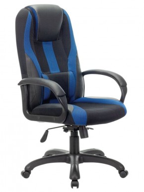 Кресло компьютерное BRABIX PREMIUM "Rapid GM-102" (экокожа/ткань, черное/синее) 532106 в Белоярском - beloyarskiy.mebel-74.com | фото