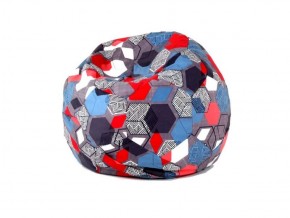 Кресло-мешок Мяч M (Geometry Slate) в Белоярском - beloyarskiy.mebel-74.com | фото