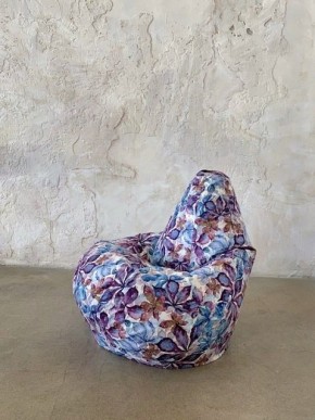 Кресло-мешок Цветы L в Белоярском - beloyarskiy.mebel-74.com | фото