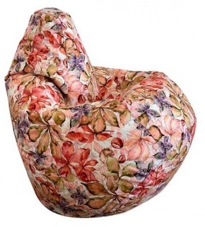 Кресло-мешок Цветы XL в Белоярском - beloyarskiy.mebel-74.com | фото