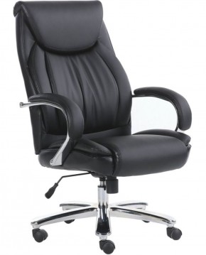 Кресло офисное BRABIX PREMIUM "Advance EX-575" (хром, экокожа, черное) 531825 в Белоярском - beloyarskiy.mebel-74.com | фото