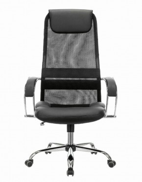 Кресло офисное BRABIX PREMIUM "Stalker EX-608 CH" (хром, ткань-сетка/кожзам, черное) 532091 в Белоярском - beloyarskiy.mebel-74.com | фото