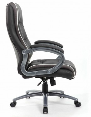 Кресло офисное BRABIX PREMIUM "Strong HD-009" (экокожа черная, ткань серая) 531945 в Белоярском - beloyarskiy.mebel-74.com | фото