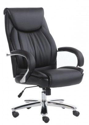 Кресло офисное BRABIX "Advance EX-575" (хром/экокожа/черное) 531825 в Белоярском - beloyarskiy.mebel-74.com | фото
