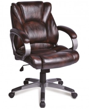 Кресло офисное BRABIX "Eldorado EX-504" (коричневое) 530875 в Белоярском - beloyarskiy.mebel-74.com | фото