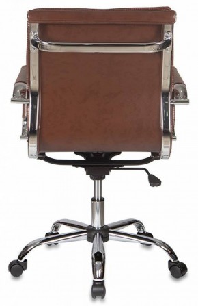 Кресло руководителя Бюрократ CH-993-LOW/BROWN коричневый в Белоярском - beloyarskiy.mebel-74.com | фото