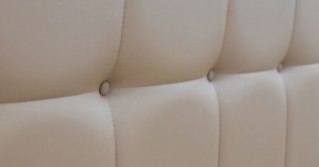 Кровать двойная Хлоя 160 + ортопед + ПМ + дно (арт. Пегасо капучино к/з (бежево-коричневый)) в Белоярском - beloyarskiy.mebel-74.com | фото