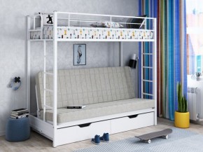 Кровать двухъярусная с диваном "Мадлен-ЯЯ" с ящиками в Белоярском - beloyarskiy.mebel-74.com | фото