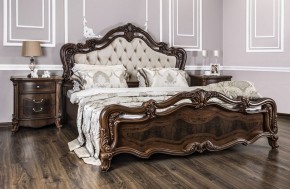 Кровать двуспальная Илона с мягким изголовьем (1800) караваджо в Белоярском - beloyarskiy.mebel-74.com | фото