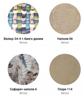 Кровать Эко 1400 (ткань 1 кат) в Белоярском - beloyarskiy.mebel-74.com | фото