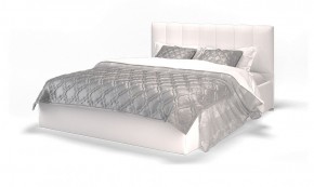 Кровать Элен 1600 + основание с ПМ (Vega white) белый в Белоярском - beloyarskiy.mebel-74.com | фото