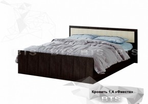 Кровать Фиеста 1400 LIGHT + Проложки LIGHT 1400 ДСП (Венге/Лоредо) в Белоярском - beloyarskiy.mebel-74.com | фото