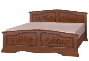 ЕЛЕНА Кровать из массива 1200 (Орех) в Белоярском - beloyarskiy.mebel-74.com | фото