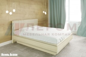 Кровать КР-1014 с мягким изголовьем в Белоярском - beloyarskiy.mebel-74.com | фото