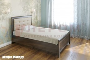 Кровать КР-1031 с мягким изголовьем в Белоярском - beloyarskiy.mebel-74.com | фото