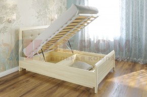Кровать КР-1032 с мягким изголовьем в Белоярском - beloyarskiy.mebel-74.com | фото