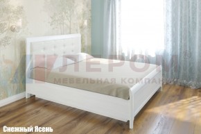 Кровать КР-1033 с мягким изголовьем в Белоярском - beloyarskiy.mebel-74.com | фото