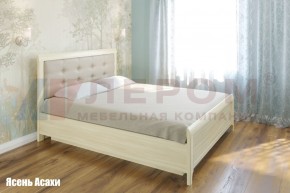 Кровать КР-1033 с мягким изголовьем в Белоярском - beloyarskiy.mebel-74.com | фото