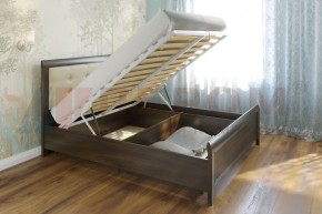 Кровать КР-1034 с мягким изголовьем в Белоярском - beloyarskiy.mebel-74.com | фото