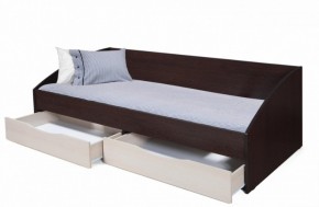 Кровать одинарная "Фея - 3" симметричная New (2000Х900) венге/вудлайн кремовый в Белоярском - beloyarskiy.mebel-74.com | фото