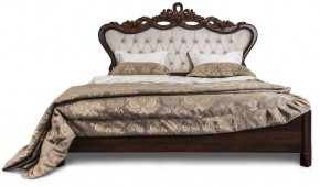Кровать с мягким изголовьем Афина 1600 (караваджо) в Белоярском - beloyarskiy.mebel-74.com | фото