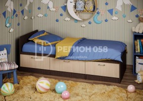 Кровать Юниор-5 ЛДСП в Белоярском - beloyarskiy.mebel-74.com | фото