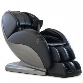 Массажное кресло PS6500 черно-серебряное в Белоярском - beloyarskiy.mebel-74.com | фото