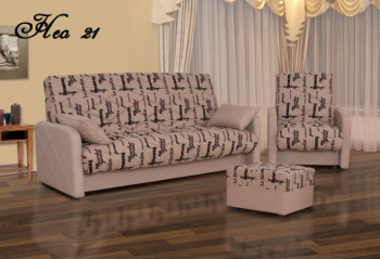 Комплект мягкой мебели НЕО 21М (3+1+ Пуф) в Белоярском - beloyarskiy.mebel-74.com | фото