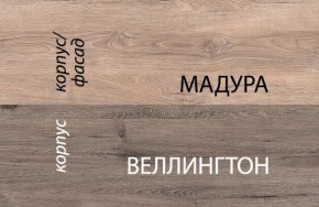 Шкаф 2D1S2NL/D1, DIESEL , цвет дуб мадура/веллингтон в Белоярском - beloyarskiy.mebel-74.com | фото
