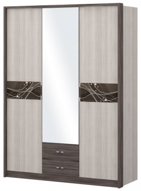 Шкаф 3-х дверный с зеркалом Шк68.2 МС Николь в Белоярском - beloyarskiy.mebel-74.com | фото