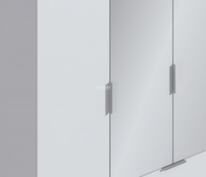 Шкаф 4х дверный с зеркалами Николь СБ-2595/1 (Белый) в Белоярском - beloyarskiy.mebel-74.com | фото