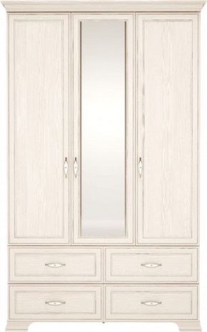 Шкаф для одежды с зеркалом 3-х дв Венеция 1 бодега в Белоярском - beloyarskiy.mebel-74.com | фото