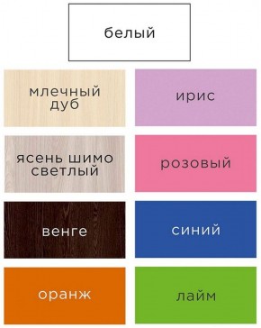 Шкаф ДМ 800 с 2-мя ящиками (розовый) в Белоярском - beloyarskiy.mebel-74.com | фото