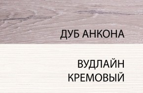 Шкаф угловой 2D, OLIVIA, цвет вудлайн крем/дуб анкона в Белоярском - beloyarskiy.mebel-74.com | фото
