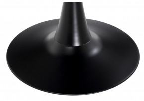 Стол стеклянный Tulip 90x74 black glass в Белоярском - beloyarskiy.mebel-74.com | фото
